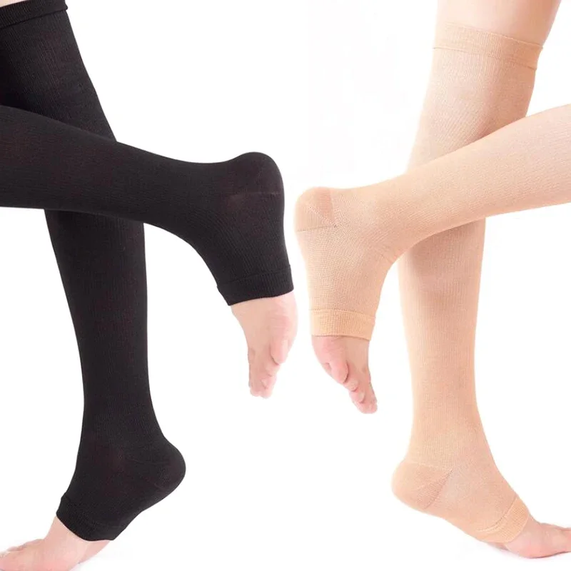 1組のつま先から膝までの圧迫ソックス、弾性ふくらはぎサポート - Compression Sock Medical のレビューと価格