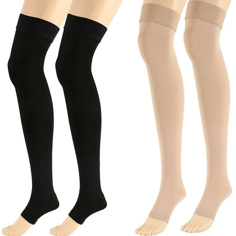 1組のつま先から膝までの圧迫ソックス、弾性ふくらはぎサポート - Compression Sock Medical のレビューと価格