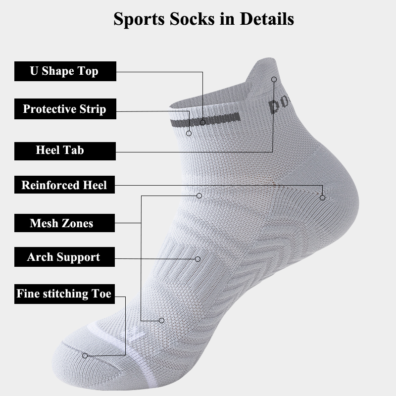 通気性と滑り止めのランニングソックス,スポーツ,マラソン,バ - Athletic Sock Cushion のレビューと価格