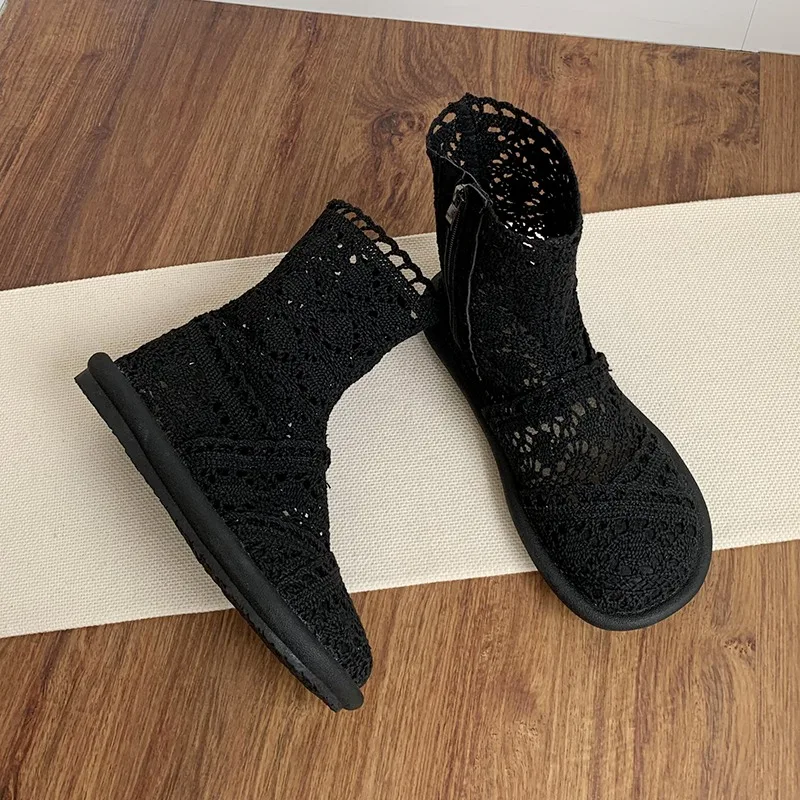 2026 夏ブーツ通気性メッシュ夏の女性のフラット手作り婦人 - No Show Sock Women のレビューと価格